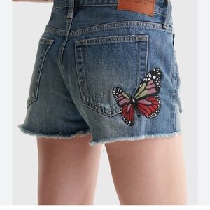 Lucky Brand Butterfly Mid Rise Boy Short